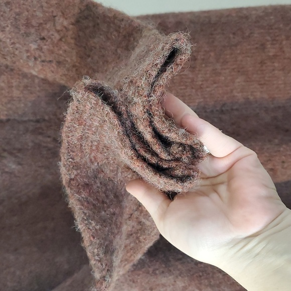 POL Wool Blend Oversized Cardigan Size Small Large Pockets BoHo Cozy Cabin - Picture 9 of 11